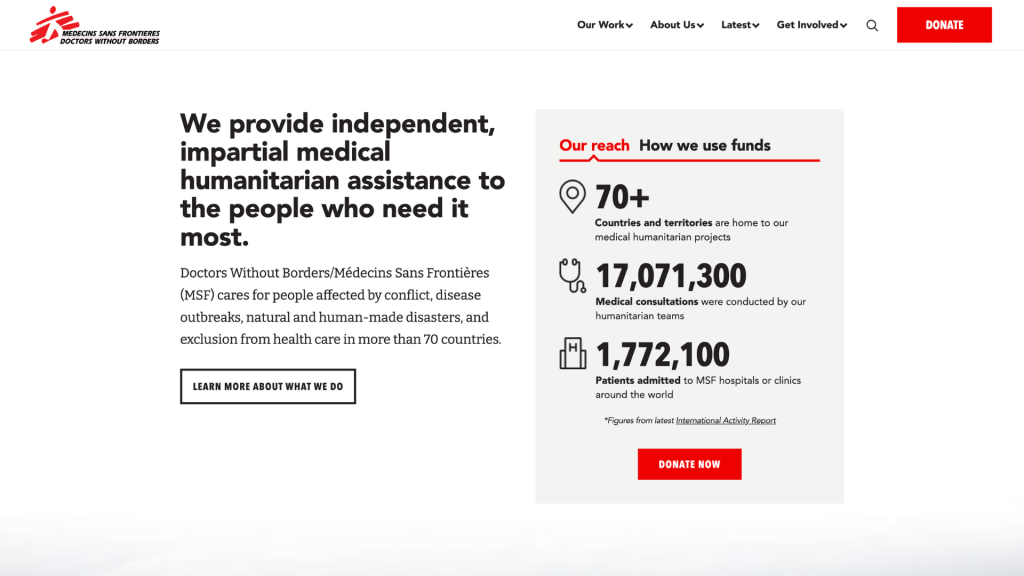 doctors without borders transparency